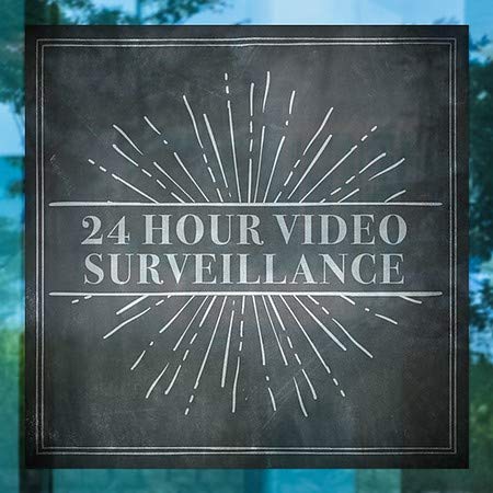 Cgsignlab | מעקב וידאו 24 שעות ביממה -פרץ גן נצמד חלון | 12 x12